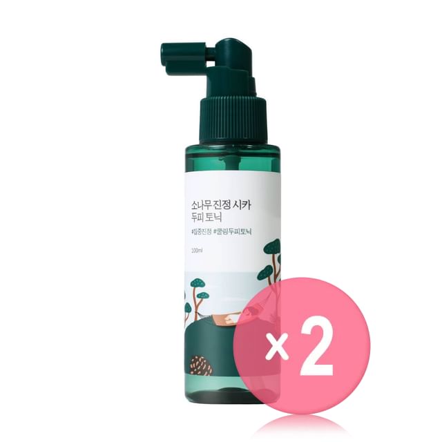 ROUND LAB-Pine Calming Cica Scalp Tonic 2pcs Bundle Set