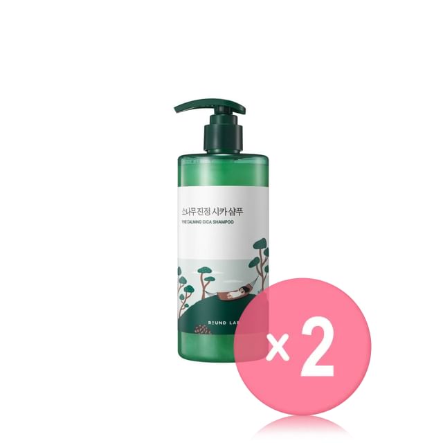 ROUND LAB-Pine Calming Cica Shampoo 2pcs Bundle Set