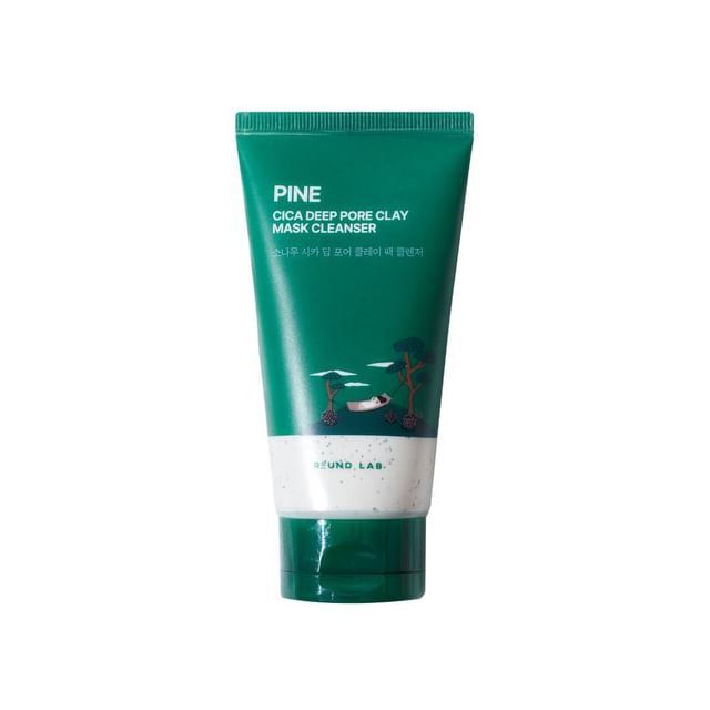 ROUND LAB-Pine Cica Deep Pore Clay Mask Cleanser