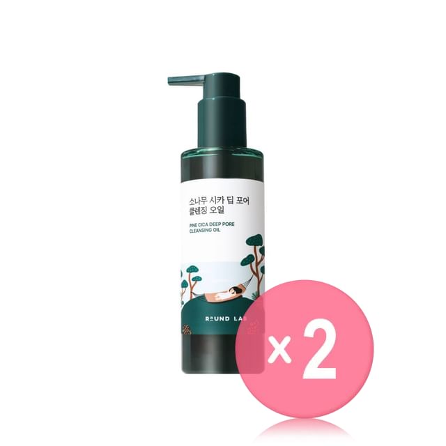 ROUND LAB-Pine Cica Deep Pore Cleansing Oil 2pcs Bundle Set