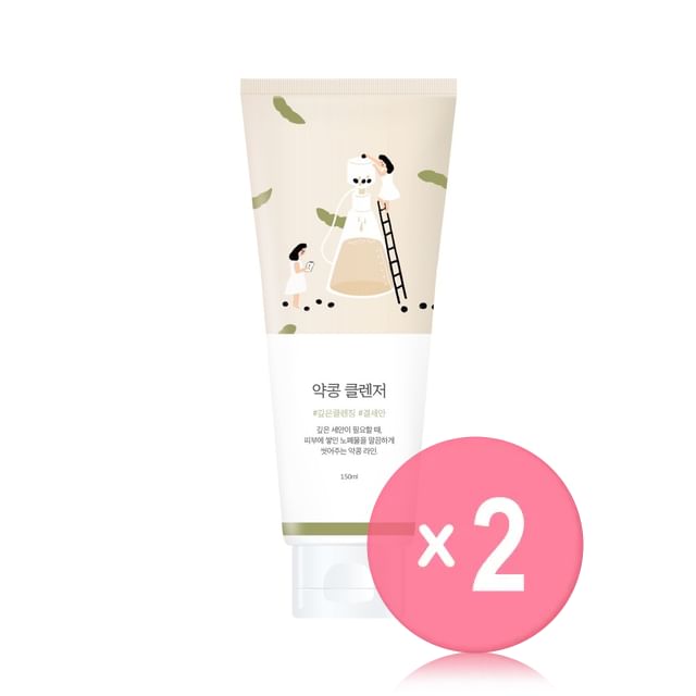 ROUND LAB-Soybean Cleanser 2pcs Bundle Set