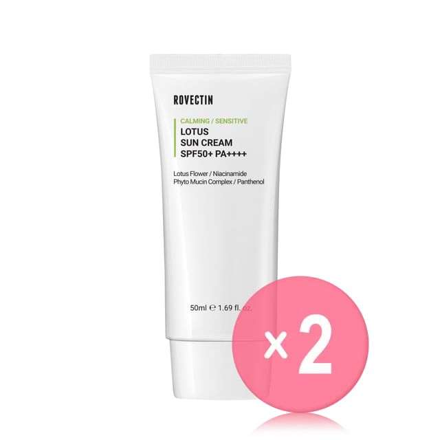 ROVECTIN-Calming Lotus Sun Cream 2pcs Bundle Set