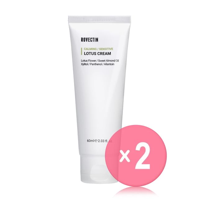 ROVECTIN-Calming Sensitive Lotus Cream 2pcs Bundle Set