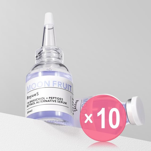 RoyueS-1 Bakuchiol Peptides Retinol Alternative Serum 10pcs Bundle Set