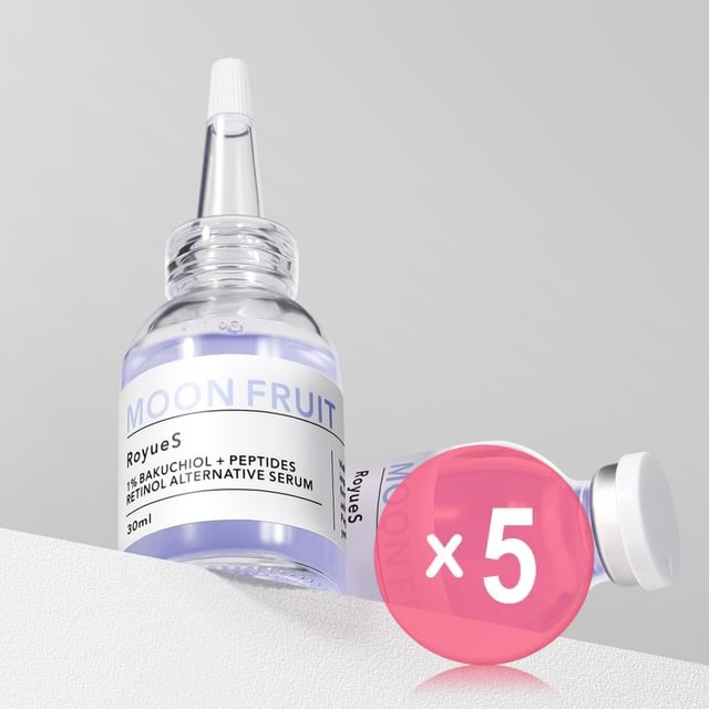 RoyueS-1 Bakuchiol Peptides Retinol Alternative Serum 5pcs Bundle Set
