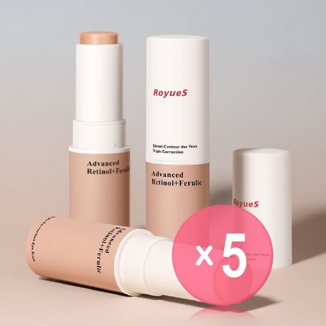 RoyueS-Advanced Retinol Ferulic Triple Correction Eye Stick 5pcs Bundle Set
