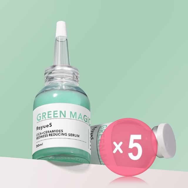 RoyueS-Cica Ceramides Redness Reducing Serum 5pcs Bundle Set
