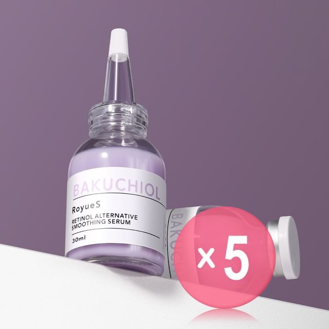 RoyueS-Retinol Alternative Smoothing Serum 5pcs Bundle Set