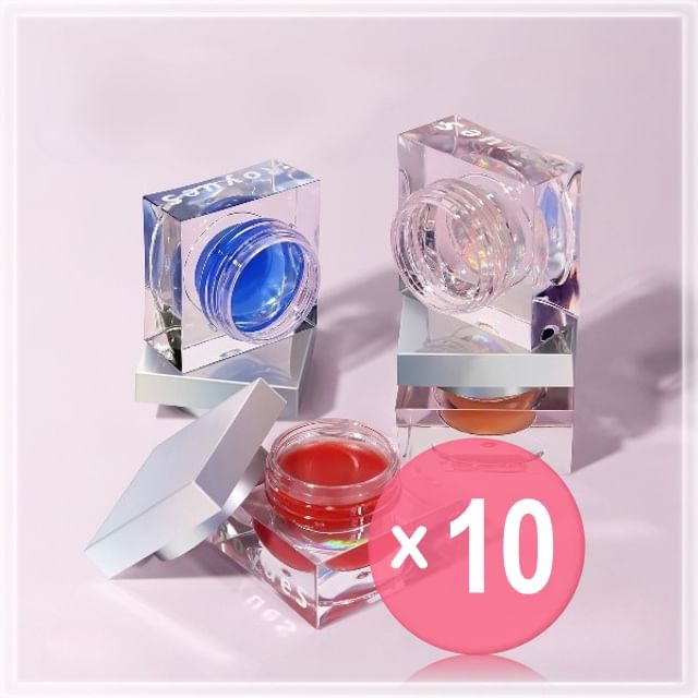 RoyueS-Shining Magic Lips Blush Glassy Multi Balm - 4 Colours 10pcs Bundle Set