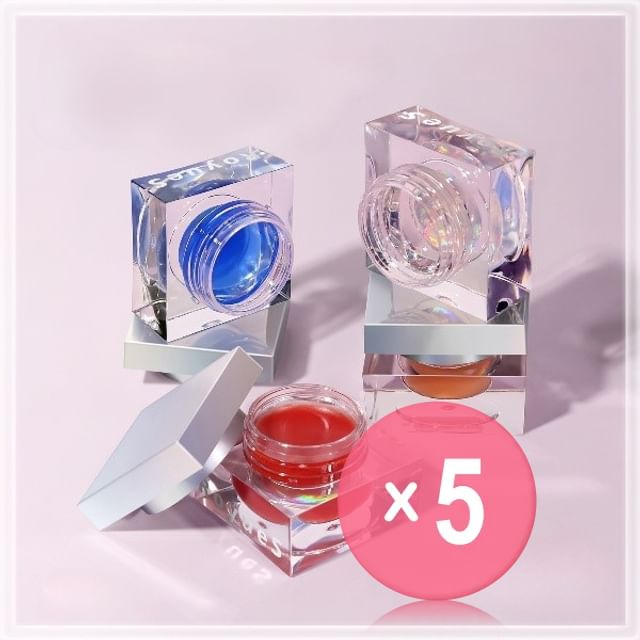 RoyueS-Shining Magic Lips Blush Glassy Multi Balm - 4 Colours 5pcs Bundle Set