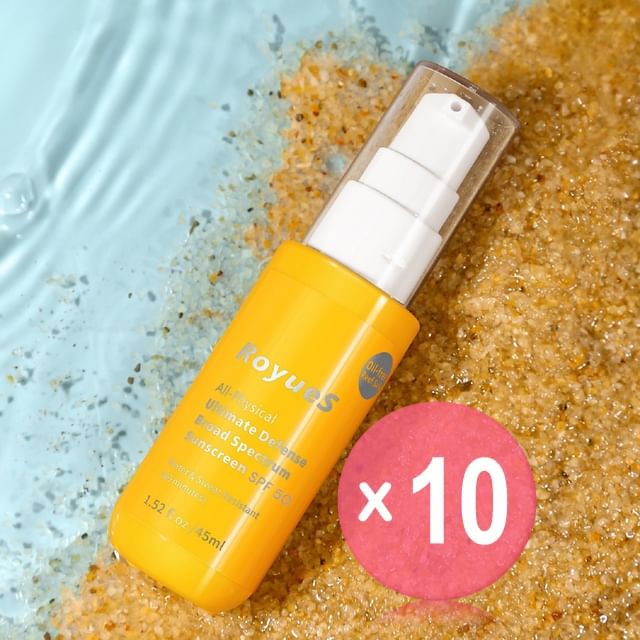RoyueS-Ultimate Defense Broad Spectrum Sunscreen SPF 50 PA 10pcs Bundle Set