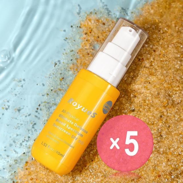 RoyueS-Ultimate Defense Broad Spectrum Sunscreen SPF 50 PA 5pcs Bundle Set