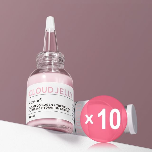 RoyueS-Vegan Collagen Tremella Plumping Hydration Serum 10pcs Bundle Set