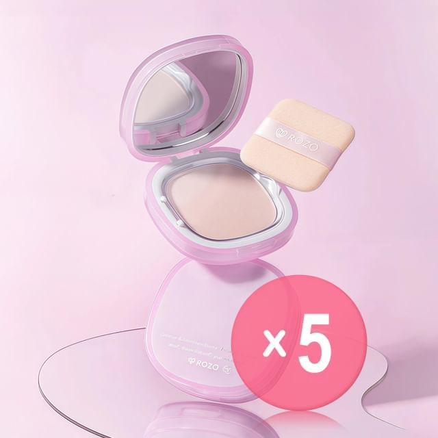 ROZO-Camellia Oil-Control Setting Powder - 2 Colors 5pcs Bundle Set