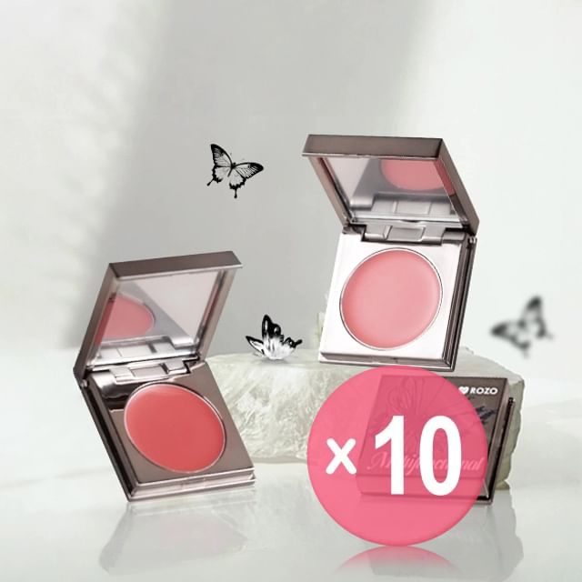 ROZO-Illuminating Multi-Use Cream Blush - 6 Types 10pcs Bundle Set
