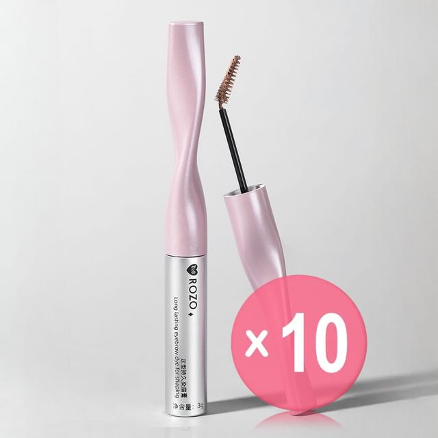 ROZO-Lasting Shaping Eyebrow Tint Cream - 3 Colors 10pcs Bundle Set
