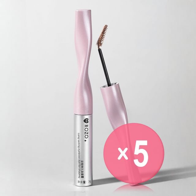 ROZO-Lasting Shaping Eyebrow Tint Cream - 3 Colors 5pcs Bundle Set