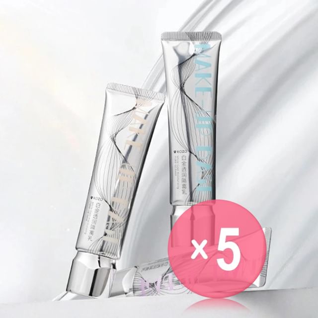 ROZO-Platinum Translucent Moisturizing Primer - 3 Colors 5pcs Bundle Set