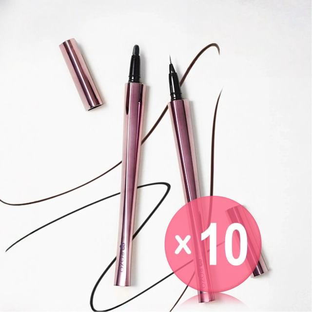 ROZO-Precision Micro Sculpt Liquid Eyeliner - 5 Colors 10pcs Bundle Set