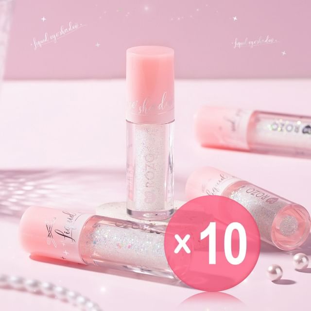 ROZO-Star Brilliant Liquid Eyeshadow 10pcs Bundle Set
