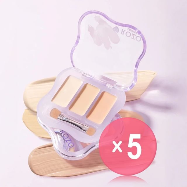 ROZO-Triple Tone Color Correcting Concealer Palette 5pcs Bundle Set