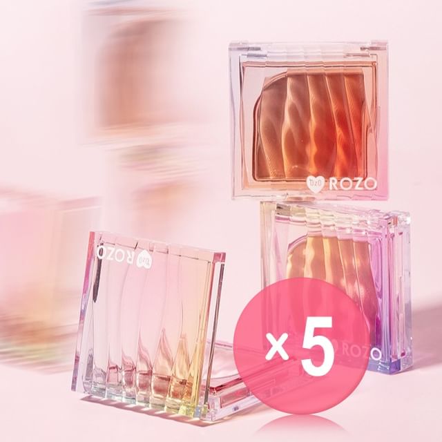 ROZO-Water Ripple Cloud Blush - 3 Colors 5pcs Bundle Set