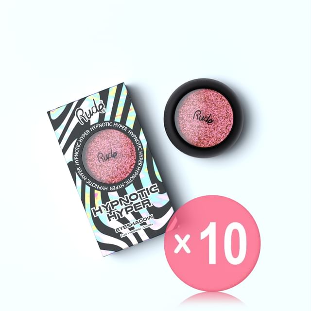 Rude Cosmetics-Hypnotic Hyper Duo Chrome Eyeshadow - 10 Colors 10pcs Bundle Set