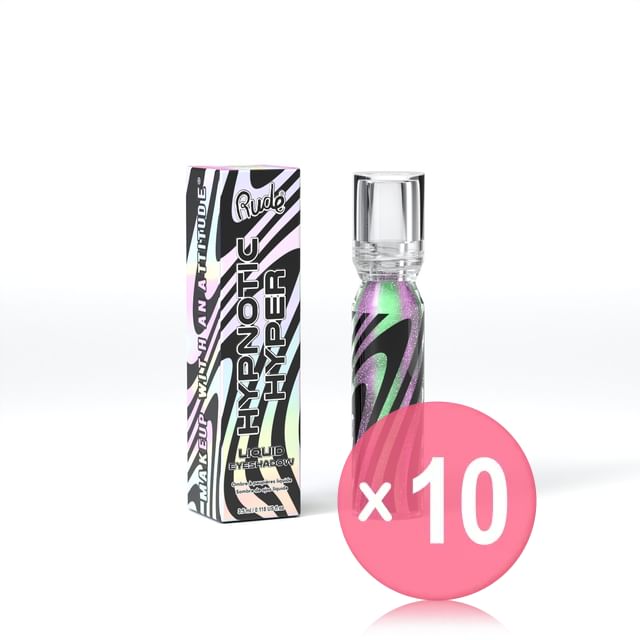 Rude Cosmetics-Hypnotic Hyper Liquid Eyeshadows - 9 Colors 10pcs Bundle Set