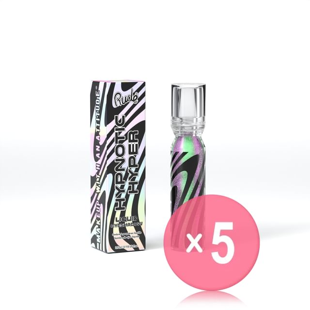 Rude Cosmetics-Hypnotic Hyper Liquid Eyeshadows - 9 Colors 5pcs Bundle Set