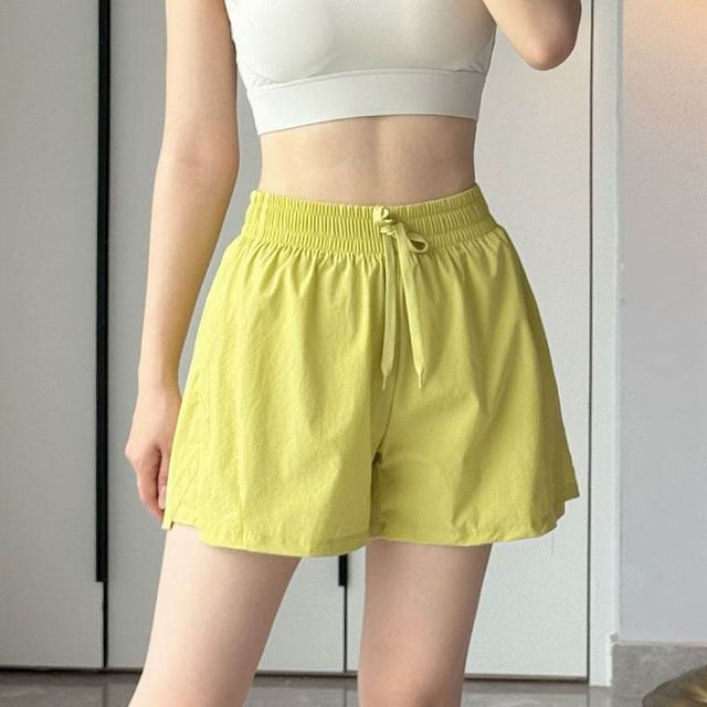 Runyz-High Waist Plain Sports Skort