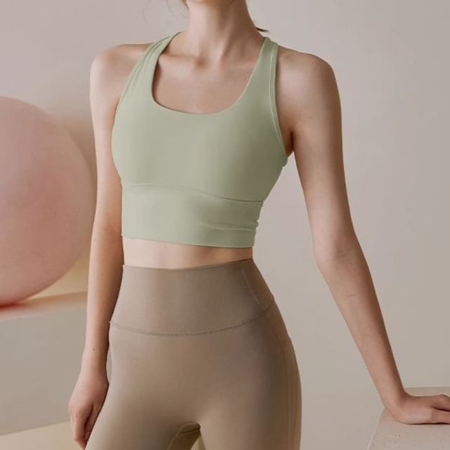 Runyz-Plain Racerback Sports Bra