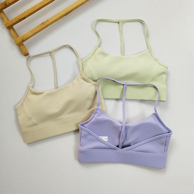 Runyz-Plain Sport Bra Top