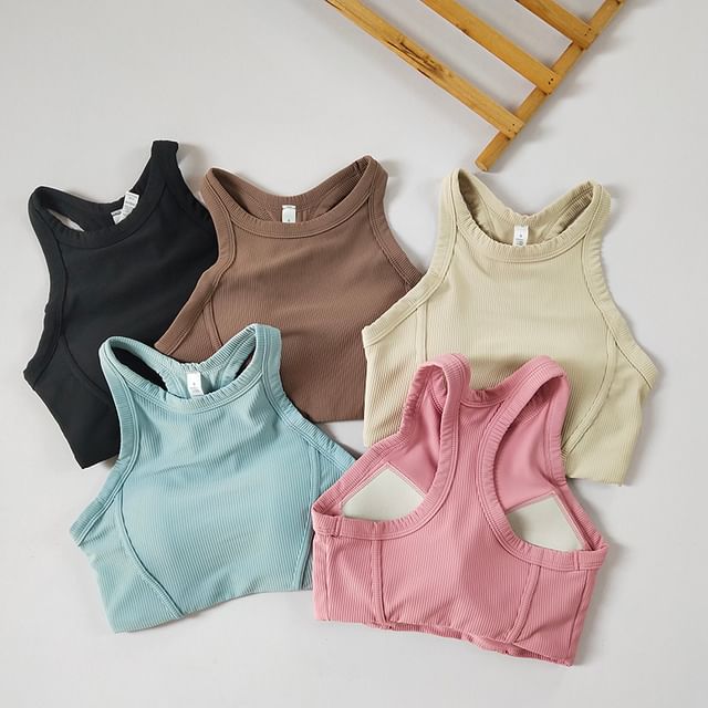 Runyz-Plain Sport Bra Top
