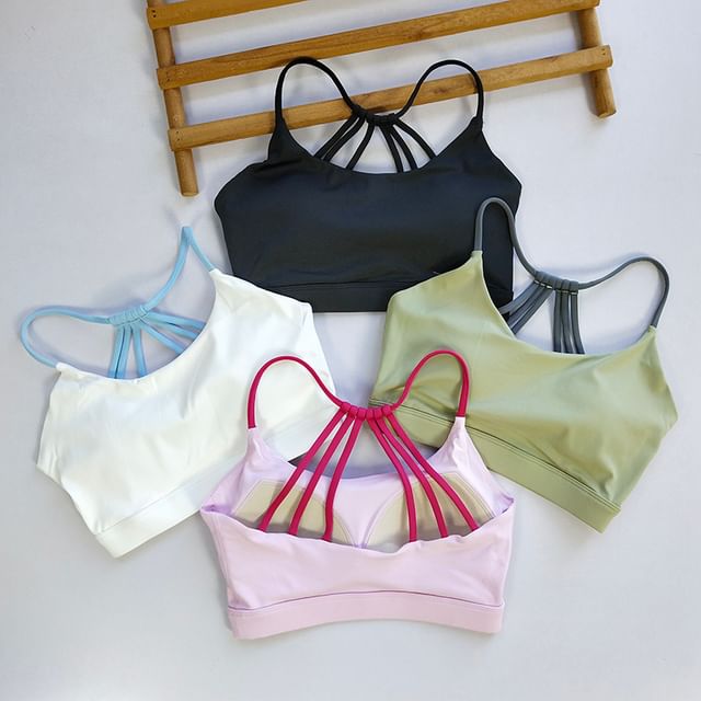 Runyz-Plain Sport Bra Top