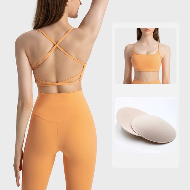 Runyz-Plain Sport Bra Top