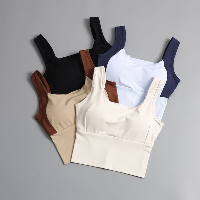 Runyz-Scoop Neck Sport Tank Top