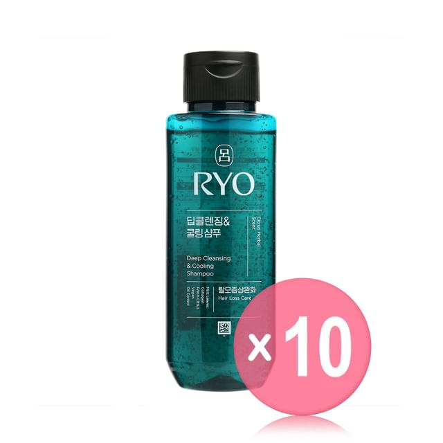 Ryo-Deep Cleansing Cooling Shampoo Mini 10pcs Bundle Set