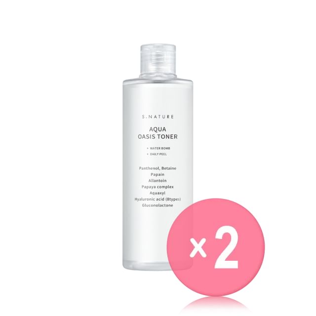 S-NATURE-Aqua Oasis Toner 2pcs Bundle Set