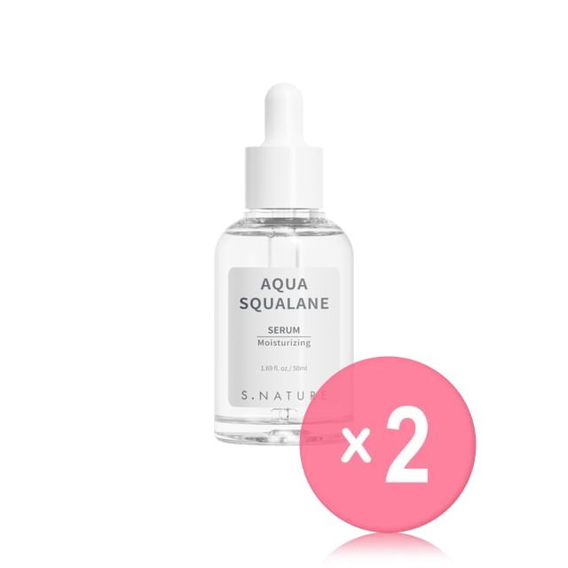 S-NATURE-Aqua Squalane Serum 2pcs Bundle Set