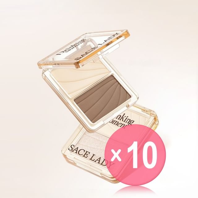 Sace Lady-Drinking Moment Duo Palette - 4 Types 10pcs Bundle Set