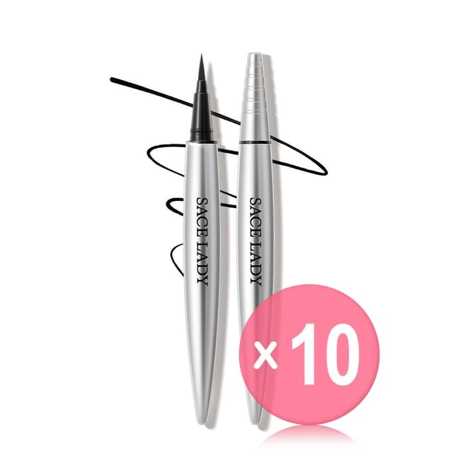 Sace Lady-Pro Zone Lasting Waterproof Eyeliner 10pcs Bundle Set