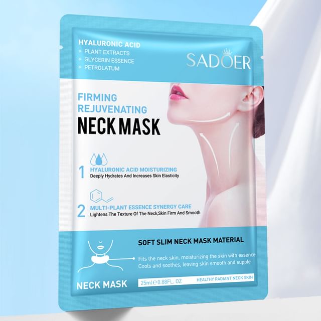 SADOER-Firming Rejuvenating Neck Mask - Máscara Firmadora e Rejuvenescedora para Pescoço-25 G