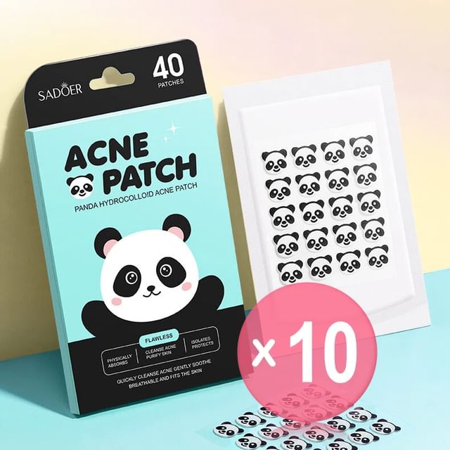 SADOER-Panda Hydrocolloid Acne Patch 10pcs Bundle Set