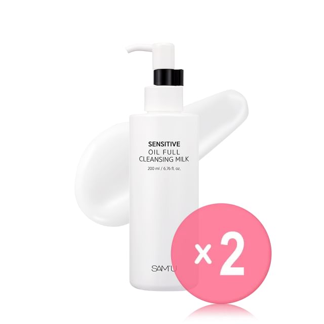 SAM-U-Sensitive Oil Full Cleansing Milk 2pcs Bundle Set