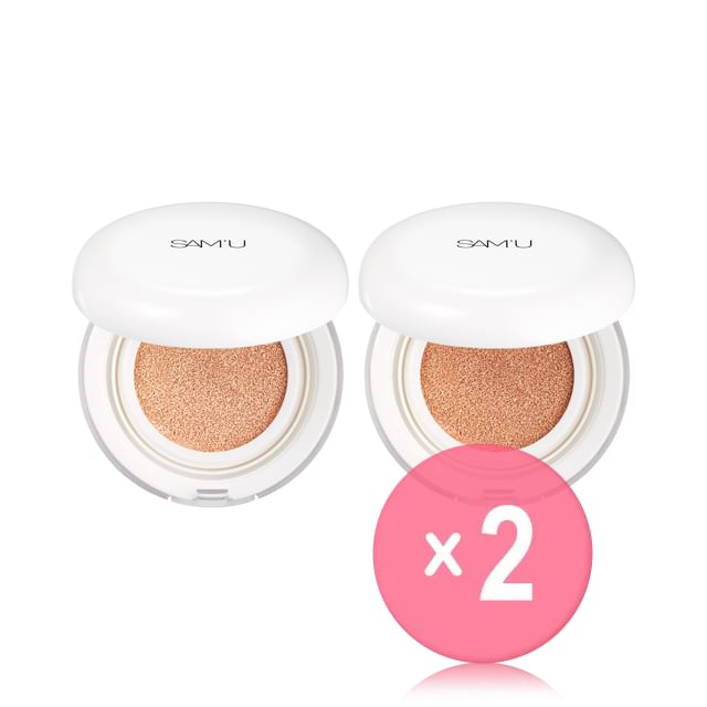 SAM-U-Sensitive Pure Pure Cushion SPF50 - 2 Colors 2pcs Bundle Set