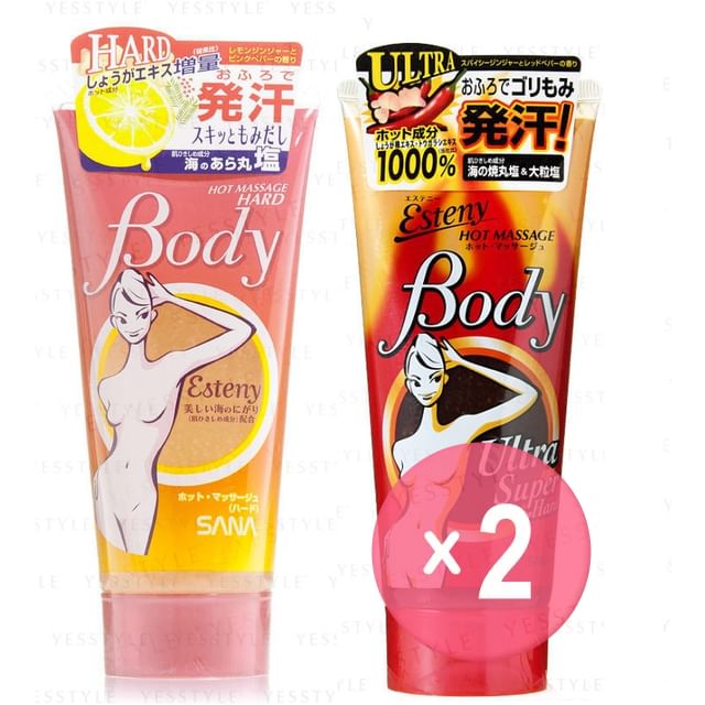 SANA-Esteny Body Hot Massage Gel 2pcs Bundle Set