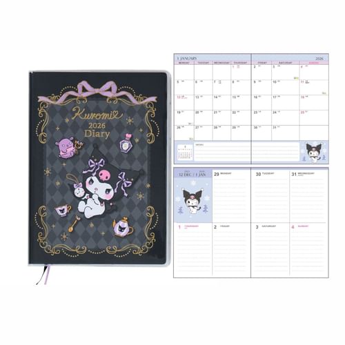 Sanrio - Sanrio Kuromi B6 Monthly & Weekly Scheduler / Diary 2026