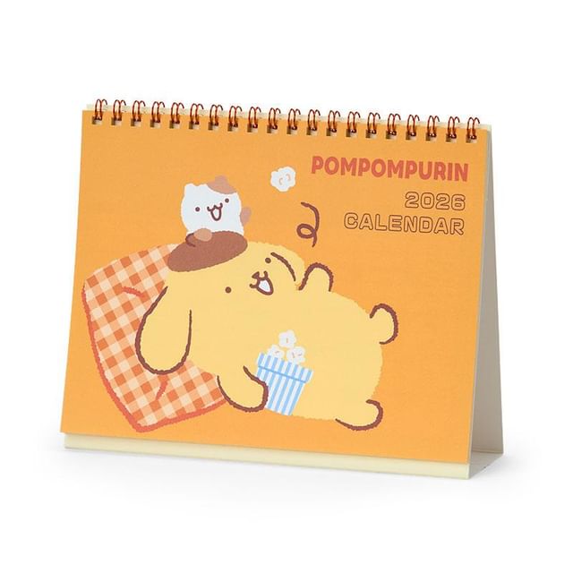 Sanrio Sanrio Pompompurin Desktop Calendar 2026 YesStyle