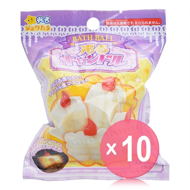 Santan-Light-Up Candle Bath Ball 10pcs Bundle Set