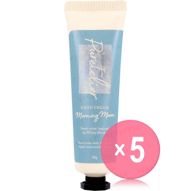 Santan-Puretelier Puretelier Hand Cream Morning Moon 5pcs Bundle Set